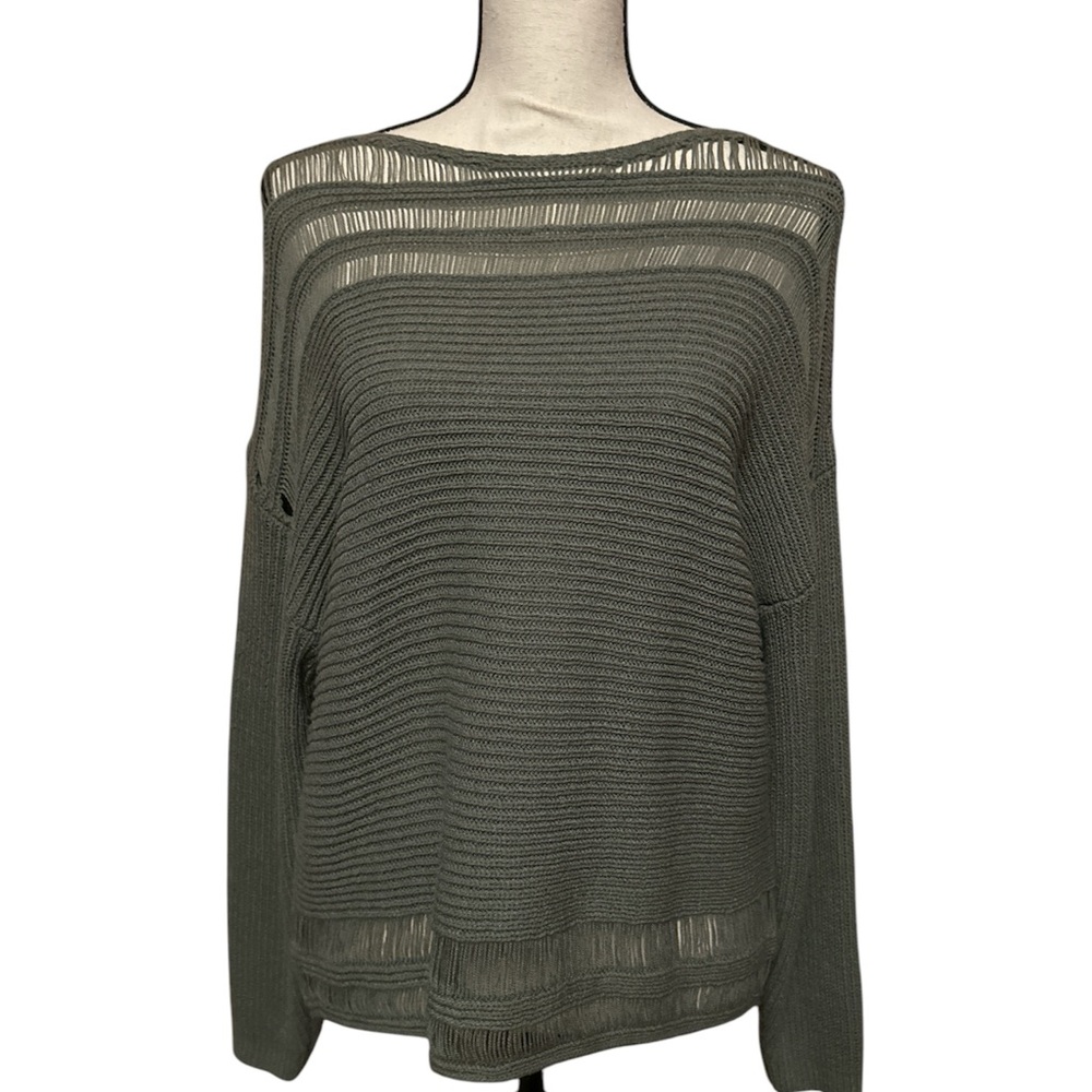 Daytrip Green Crew & Scoop Necks Sweater